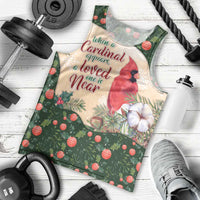 Memorial Cardinal Christmas Men Tank Top When A Cardinal Appears Loved One Is Near - Wonder Print Shop