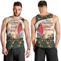 Memorial Cardinal Christmas Men Tank Top When A Cardinal Appears Loved One Is Near - Wonder Print Shop
