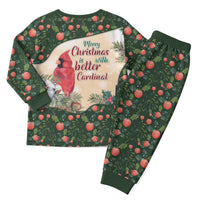 Cardinal Christmas Pajama Set Love Near The Xmas - Wonder Print Shop