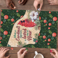 Memorial Cardinal Christmas Puzzle When A Cardinal Appears Loved One Is Near - Wonder Print Shop