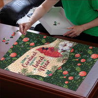 Memorial Cardinal Christmas Puzzle When A Cardinal Appears Loved One Is Near - Wonder Print Shop