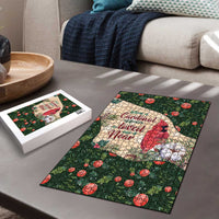 Memorial Cardinal Christmas Puzzle When A Cardinal Appears Loved One Is Near - Wonder Print Shop