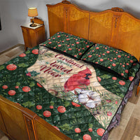Memorial Cardinal Christmas Quilt Bed Set When A Cardinal Appears Loved One Is Near - Wonder Print Shop
