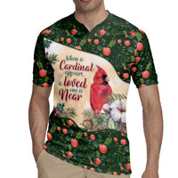 Memorial Cardinal Christmas Rugby Jersey When A Cardinal Appears Loved One Is Near - Wonder Print Shop