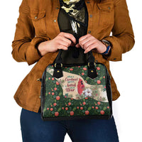 Memorial Cardinal Christmas Shoulder Handbag When A Cardinal Appears Loved One Is Near - Wonder Print Shop