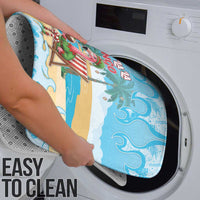 Christmas In July Bathroom Set I Am The Flamingo Elf - Wonder Print Shop