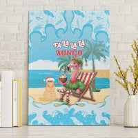 Christmas In July Canvas Wall Art I Am The Flamingo Elf - Wonder Print Shop