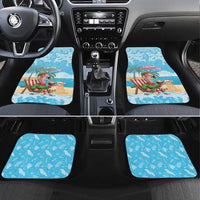 Christmas In July Car Mats I Am The Flamingo Elf - Wonder Print Shop