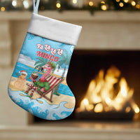 Christmas In July Christmas Stocking I Am The Flamingo Elf - Wonder Print Shop