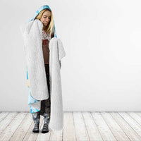 Christmas In July Hooded Blanket I Am The Flamingo Elf - Wonder Print Shop