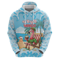 Christmas In July Hoodie I Am The Flamingo Elf - Wonder Print Shop