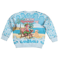 Christmas In July Kid Ugly Christmas Sweater I Am The Flamingo Elf - Wonder Print Shop