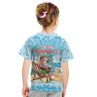 Christmas In July Kid T Shirt I Am The Flamingo Elf - Wonder Print Shop