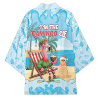 Christmas In July Kimono I Am The Flamingo Elf - Wonder Print Shop