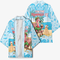 Christmas In July Kimono I Am The Flamingo Elf - Wonder Print Shop