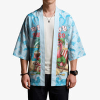 Christmas In July Kimono I Am The Flamingo Elf - Wonder Print Shop