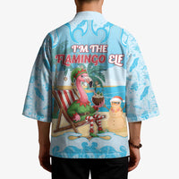 Christmas In July Kimono I Am The Flamingo Elf - Wonder Print Shop