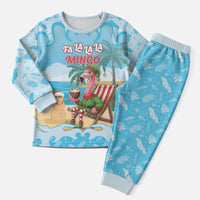Christmas In July Christmas Pajama Set I Am The Flamingo Elf - Wonder Print Shop