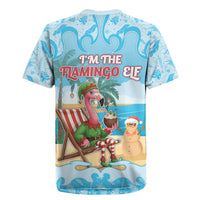 Christmas In July Rugby Jersey I Am The Flamingo Elf - Wonder Print Shop