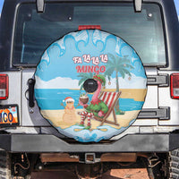 Christmas In July Spare Tire Cover I Am The Flamingo Elf - Wonder Print Shop
