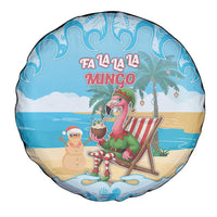 Christmas In July Spare Tire Cover I Am The Flamingo Elf - Wonder Print Shop