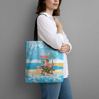 Christmas In July Tote Bag I Am The Flamingo Elf - Wonder Print Shop