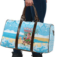 Christmas In July Travel Bag I Am The Flamingo Elf - undefined