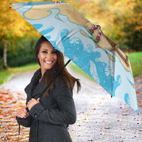 Christmas In July Umbrella I Am The Flamingo Elf - Wonder Print Shop