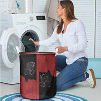 Western Yoke Laundry Basket Krampus Christmas Horror Style - Wonder Print Shop