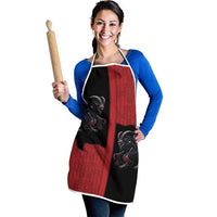 Western Yoke Apron Krampus Christmas Horror Style - Wonder Print Shop