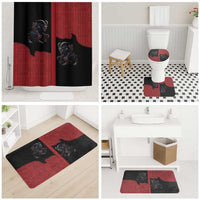 Western Yoke Bathroom Set Krampus Christmas Horror Style - Wonder Print Shop