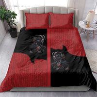 Western Yoke Bedding Set Krampus Christmas Horror Style - Wonder Print Shop