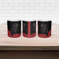 Western Yoke Ceramic Mug Krampus Christmas Horror Style - Wonder Print Shop