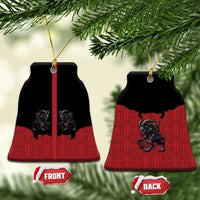 Western Yoke Ceramic Ornament Krampus Christmas Horror Style - Wonder Print Shop