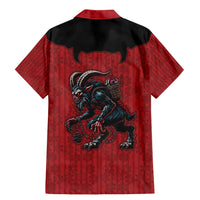 Western Yoke Family Matching Mermaid Dress and Hawaiian Shirt Krampus Christmas Horror Style - Wonder Print Shop