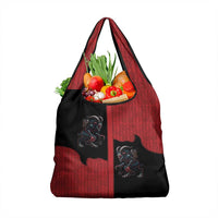 Western Yoke Grocery Bag Krampus Christmas Horror Style - Wonder Print Shop
