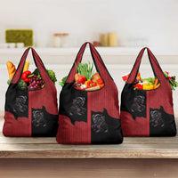 Western Yoke Grocery Bag Krampus Christmas Horror Style - Wonder Print Shop