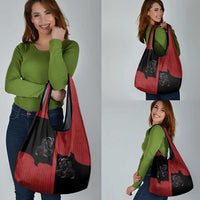 Western Yoke Grocery Bag Krampus Christmas Horror Style - Wonder Print Shop