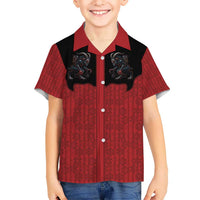Western Yoke Kid Hawaiian Shirt Krampus Christmas Horror Style - Wonder Print Shop