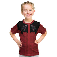 Western Yoke Kid T Shirt Krampus Christmas Horror Style - Wonder Print Shop