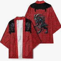 Western Yoke Kimono Krampus Christmas Horror Style - Wonder Print Shop