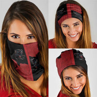 Western Yoke Neck Gaiter Krampus Christmas Horror Style - Wonder Print Shop
