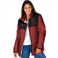 Western Yoke Padded Jacket Krampus Christmas Horror Style - Wonder Print Shop