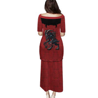 Western Yoke Puletasi Krampus Christmas Horror Style - Wonder Print Shop