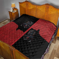 Western Yoke Quilt Krampus Christmas Horror Style - Wonder Print Shop