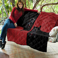 Western Yoke Quilt Krampus Christmas Horror Style - Wonder Print Shop