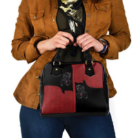 Western Yoke Shoulder Handbag Krampus Christmas Horror Style - Wonder Print Shop