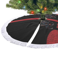 Western Yoke Tree Skirt Krampus Christmas Horror Style - Wonder Print Shop