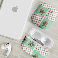 Western Yoke AirPods Case Rudolph Cowboy Christmas Retro Style - Wonder Print Shop