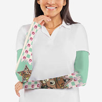 Western Yoke Arm Sleeves Rudolph Cowboy Christmas Retro Style - Wonder Print Shop